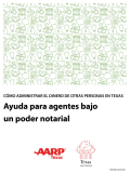 La portada de la guía de poder notarial