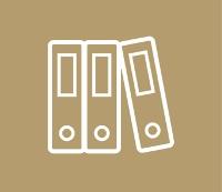 Ilustración decorativa de libros